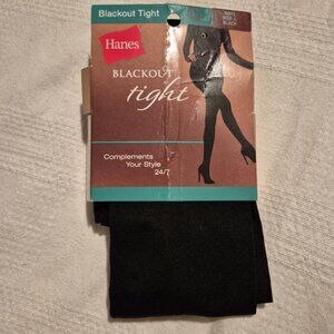 Hanes women"s size Large Blackout Tight black New in package